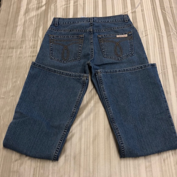 Calvin Klein Jeans Denim - Calvin Klein Blue Jeans Flare Size 7